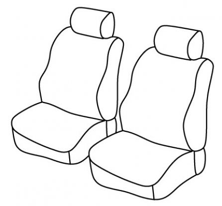 seat covers compatible for Mazda BT 50, 2006>2011 - Pick Up