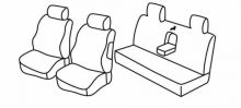 presvlake za sjedala za Mazda BT 50, 2006>2011