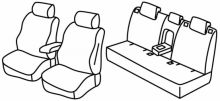 presvlake za sjedala za Mazda CX-5, 2017> - 5 vrata
