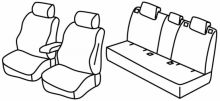 presvlake za sjedala za Mazda CX-5, 2017> - 5 vrata