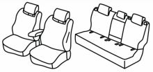 presvlake za sjedala za Mazda CX-60, 2022> - Homura - 5 vrata