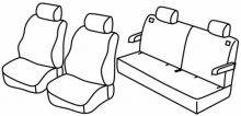 presvlake za sjedala za Mazda  Demio, 1996>2003