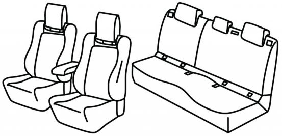 seat covers compatible for Renault Megane E-Tech , 2021> - Electric - 5 door