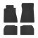 rubber mat compatible for Mercedes W201 E190, 1982>1993-1