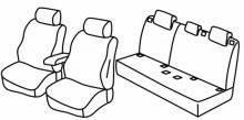 presvlake za sjedala za Mercedes A-Class, 2012> - W176 - 5 vrata