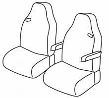 seat covers for Mercedes Actros, 2003>2008 - MP2
