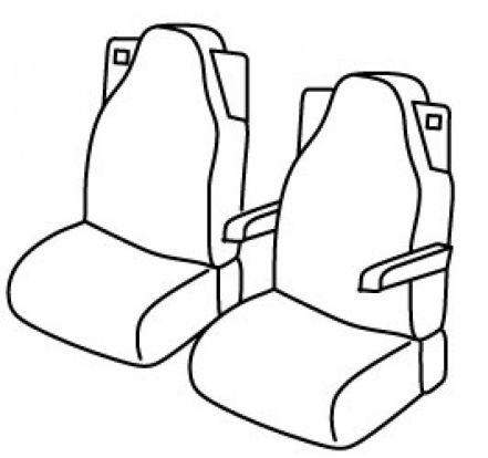 seat covers compatible for Mercedes Actros, 2011>2019 - MP4