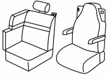 presvlake za sjedala za KAMION Mercedes Actros, 2011>2019 - MP4