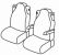 presvlake za sjedala odgovaraju za KAMION Mercedes Actros, 2011>2019 - MP4-1