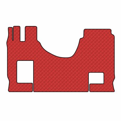 kožni tepisi za kamione odgovaraju za Mercedes Actros MP4, široka kabina, preklopno sjedalo suvozača, 2011>2019, u komadu / Mercedes MP5, široka kabina, preklopno sjedalo suvozača, 2019>, u komadu