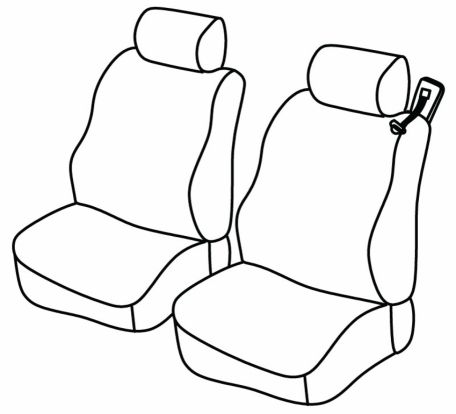 seat covers compatible for Mercedes Atego, 1998>2003
