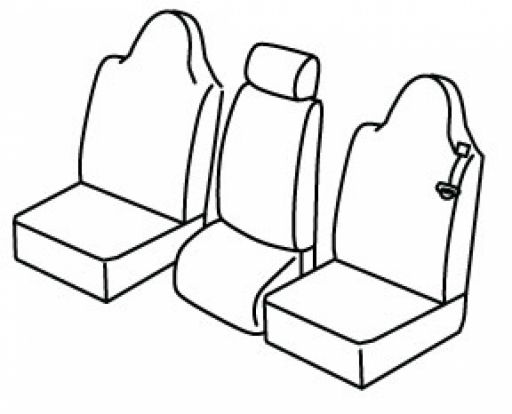 presvlake za sjedala odgovaraju za Mercedes Atego, 2006>