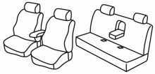 presvlake za sjedala za Mercedes C-Class, 1993>2000 - W202 Sedan - 4 vrata