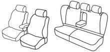 presvlake za sjedala za Mercedes C-Class, 2000>2004 - W203, Station wagon