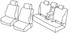 presvlake za sjedala za Mercedes C-Class, 2015> - W205, Station wagon - 5 vrata