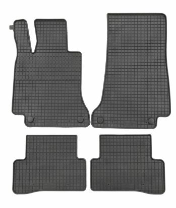 rubber mat compatible for Mercedes C-class (W205) from 03/2014-05/2021 / T-model (S205) from 09/2014-05/2021