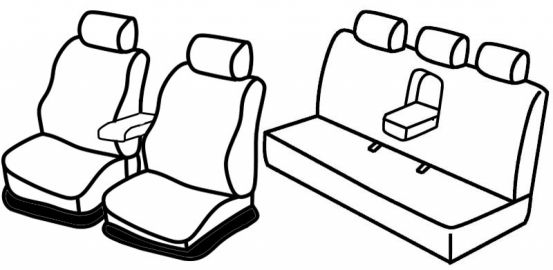 seat covers compatible for Mercedes E-Class, 2002>2009 - W211