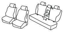 presvlake za sjedala za Mercedes E-Class, 2016>2020 - W213, T-Modell, Station wagon - 5 vrata
