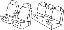 presvlake za sjedala za Mercedes GLB, 2019> - X247 - 5 vrata