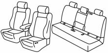 presvlake za sjedala za Mercedes GLC, 2016>2023 - Coupe - 5 vrata