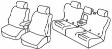 presvlake za sjedala za Mercedes GLE, 2011>2018 - W166 - 5 vrata