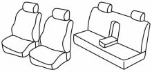 presvlake za sjedala za Mercedes  S-Class W126, 1979>1991