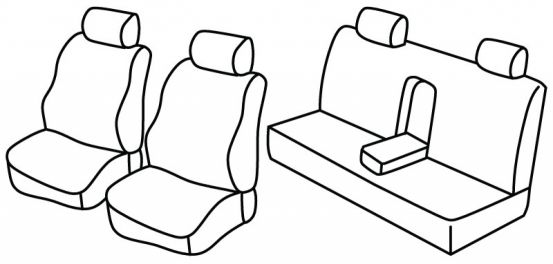 presvlake za sjedala odgovaraju za Mercedes S-Class W126, 1979>1991