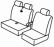 presvlake za sjedala odgovaraju za Mercedes Sprinter / VW Crafter, 2006>2018 - W906-1