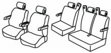 presvlake za sjedala za Mercedes Viano, 2003>2014