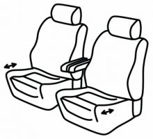 presvlake za sjedala za Mercedes Vito, 2014>