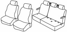 presvlake za sjedala za Mercedes Vito, 2014> - W447