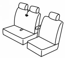 presvlake za sjedala za Mercedes Vito / V-Class, 2014> - W447
