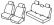 seat covers compatible for Mercedes X-Class, 2017>2020 - Pick up - 4 door-1