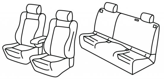 seat covers compatible for MG 4 EV, 2022> - Comfort  - 5 door
