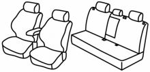 presvlake za sjedala za MG 5 EV, 2022> - Comfort, LR Long Range - 5 vrata
