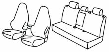 presvlake za sjedala za MG EHS, 2020> - 5 vrata