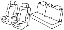 presvlake za sjedala za MG ZS, 2017> - Excite - 5 vrata