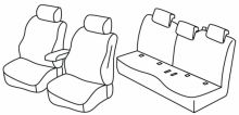 presvlake za sjedala za Mini Cooper, 2014>2018 - F55 - 5 vrata