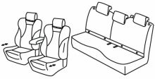 presvlake za sjedala za Mini Cooper, 2014> - 5 vrata