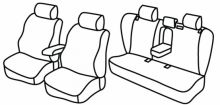 presvlake za sjedala za Mitshubisni Carisma 2, 1999>2003 - 5 vrata