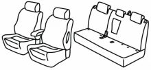 presvlake za sjedala za Mitsubishi Eclipse Cross, 2021> - Plug in Hybrid