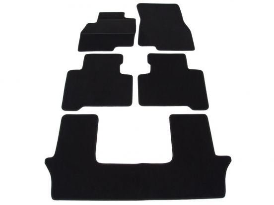 interior textile mats compatible for Mitsubishi Grandis, 3 rows, 2003>2011