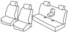 presvlake za sjedala za Mitsubishi L200, 1996>2006