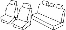 presvlake za sjedala za Mitshubishi L200, 2006>2015 - Pick Up