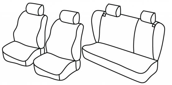 seat covers compatible for Mitshubishi Lancer, 1996>2003