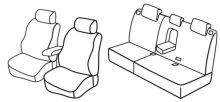 seat covers for Mitsubishi Outlander, 2006>2015