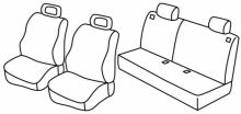 presvlake za sjedala za Nissan Almera 2, 2000>2006