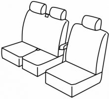 presvlake za sjedala za Nissan Interstar, 2003>2010