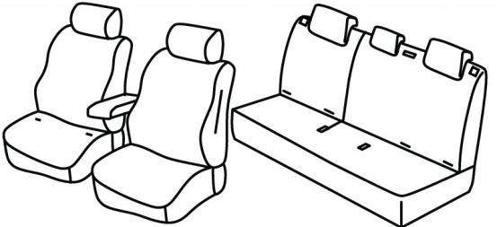 seat covers compatible for Nissan Leaf, 2017> - 5 door