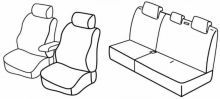 presvlake za sjedala za Nissan Micra, 2010>2016